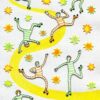 Blank greetings card, Rollerskating Stars - Image 2
